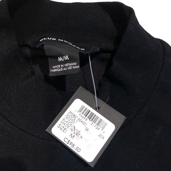 Club Monaco Tricot Mock Neck Tee - Picture 3 of 3